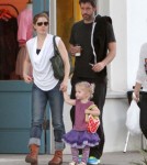 Amy Adams And Family Out For Lunch In West Hollywood