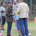 calista Flockhart and her husband Harrison Ford out watching their son Liam's flag football game in Brentwood, California on October 20, 2012.