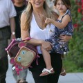 Sarah Michelle Gellar picks up her daughter Charlotte from school in Santa Monica, CA on October 15th, 2012.