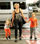 Kingston & Zuma Rossdale Go Shopping At Target
