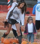 Alessandra Ambrosio Takes Anja To Mr. Bones