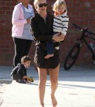 Ali Larter and Hayes MacArthur Take Son Theodore to the Park