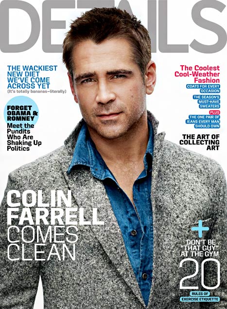 Colin Farrell Details Magazine November 2012