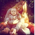 Hilary Duff Tweets Picture Of Luca & Her At The Pumpkin Patch