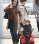 Penelope, Javier & Leo Land In Paris