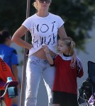 Soccer Mom Jennie Garth Supports Her Daughters On The Field