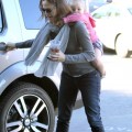 Jennifer Garner & Seraphina Make A Coffee Run