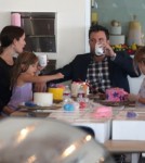 Ben Affleck and Jennifer Garner Take the Girls to Cake Mix