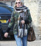 Exclusive... Kate Moss And Daughter Out In Cotswolds