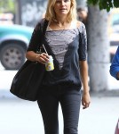 Malin Aikerman takes a stroll with her her rocker husband Roberto Zincone in Los Angeles, CA on October 5th, 2012. The two recently announced they are having a baby together.