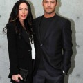 Megan Fox and Brian Austin Green Attend ttend the Emporio Armani runway show in Milan, Italy on September 26, 2010.
