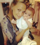Molly Sims Shoes Off Three Month Old Son Brooks