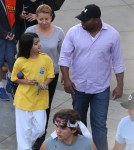 Michael Jackson's sons Prince and Blanket are seen leaving a karate class in Encino before heading over to a mall to do some shopping and then catching a movie in Beverly Hills, California on October 7, 2012.