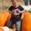 Selma Blair takes her son Arthur to the Mr. Bones Pumpkin Patch in West Hollywood, California on October 13, 2012.