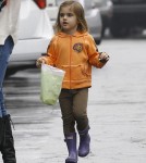 Alessandra Ambrosio Grabs A Snack With Her Daughter