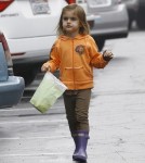 Alessandra Ambrosio Grabs A Snack With Her Daughter