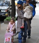 Sarah Jessica Parker & Family Take A Stroll Through New York