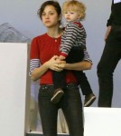 Marion Cotillard Takes Her Son Marcel To The Gucci Paris Masters