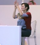 Marion Cotillard Takes Her Son To Paris Masters