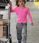 Alessandra Ambrosio and Anja stock up on groceries