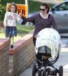 Alyson Hannigan Takes Her Daughters To Breakfast