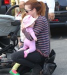Alyson Hannigan Takes Her Daughters To Breakfast