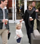 Amy Adams And Family Leaving Nate N' Al's
