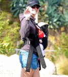 Anna Faris Takes Baby Jack For A Hike