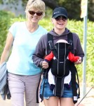 Anna Faris Takes Baby Jack For A Hike