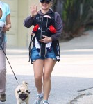 Anna Faris Takes Baby Jack For A Hike