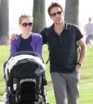 Semi-Exclusive... Anna Paquin & Stephen Moyer Take Their Twins For A Stroll