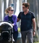 Semi-Exclusive... Anna Paquin & Stephen Moyer Take Their Twins For A Stroll