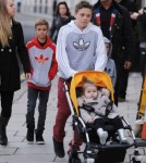 Exclusive... Beckham Kids Go For A Stroll In London