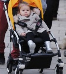 Exclusive... Beckham Kids Go For A Stroll In London
