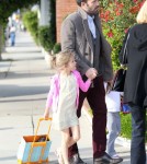 Ben Affleck Takes His Daughters To The Dentist