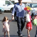 Ben Affleck Takes His Girls To The Farmers Market
