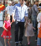 Ben Affleck Takes His Girls To The Farmers Market