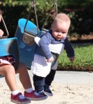 Elizabeth Berkley Takes Sky To The Park