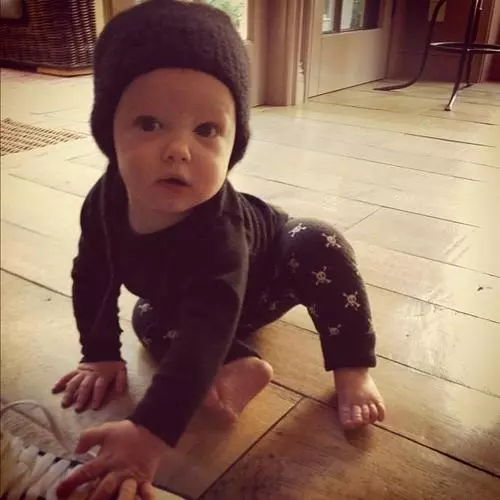 Hilary Duff Tweets Picture Of Luca