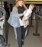 Hilary Duff and Family Depart LAX