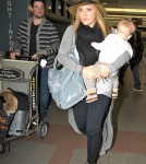 Hilary Duff and Family Depart LAX