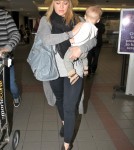 Hilary Duff and Family Depart LAX