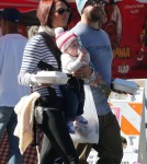 Jack Osbourne and Family Stop At Farmers Market