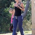 Semi-Exclusive... Jennie Garth Takes Her Girls To The Dog Park
