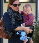 Semi-Exclusive... Jennifer Garner Takes Samuel To See The Doctor