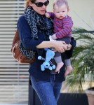 Semi-Exclusive... Jennifer Garner Takes Samuel To See The Doctor
