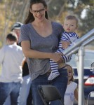 Exclusive... Jennifer Garner Takes A Break With Samuel & Seraphina