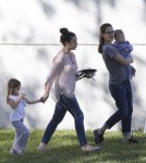 Exclusive... Jennifer Garner Takes A Break With Samuel & Seraphina