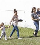 Exclusive... Jennifer Garner Takes A Break With Samuel & Seraphina