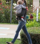 Jennifer Garner Out And About With Baby Samuel